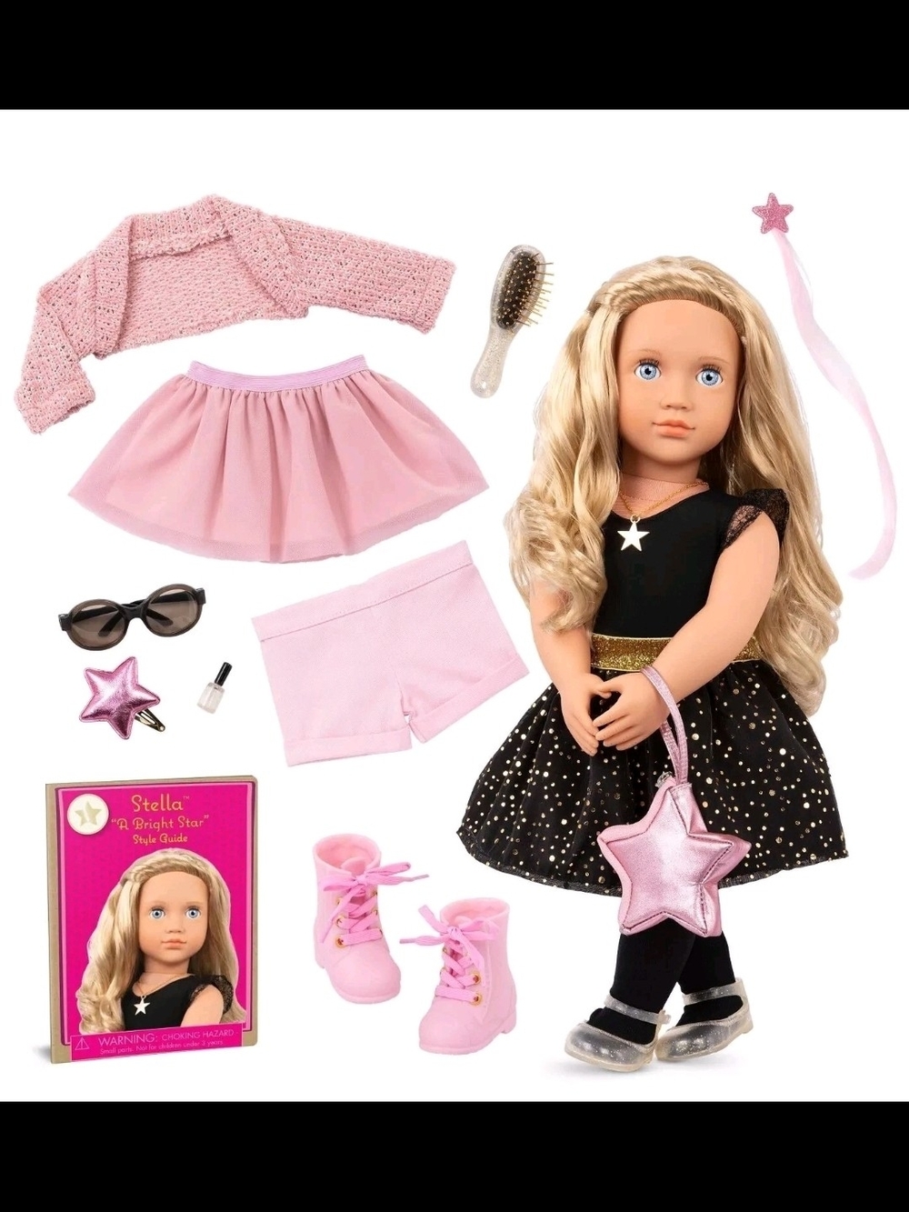 Our Generation Fashion Starter Kit in Gift Box Stella with Mix & Match Outfits